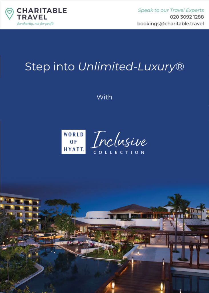 Inclusive Collection, Part of World of Hyatt Solus email 1, Above the fold.